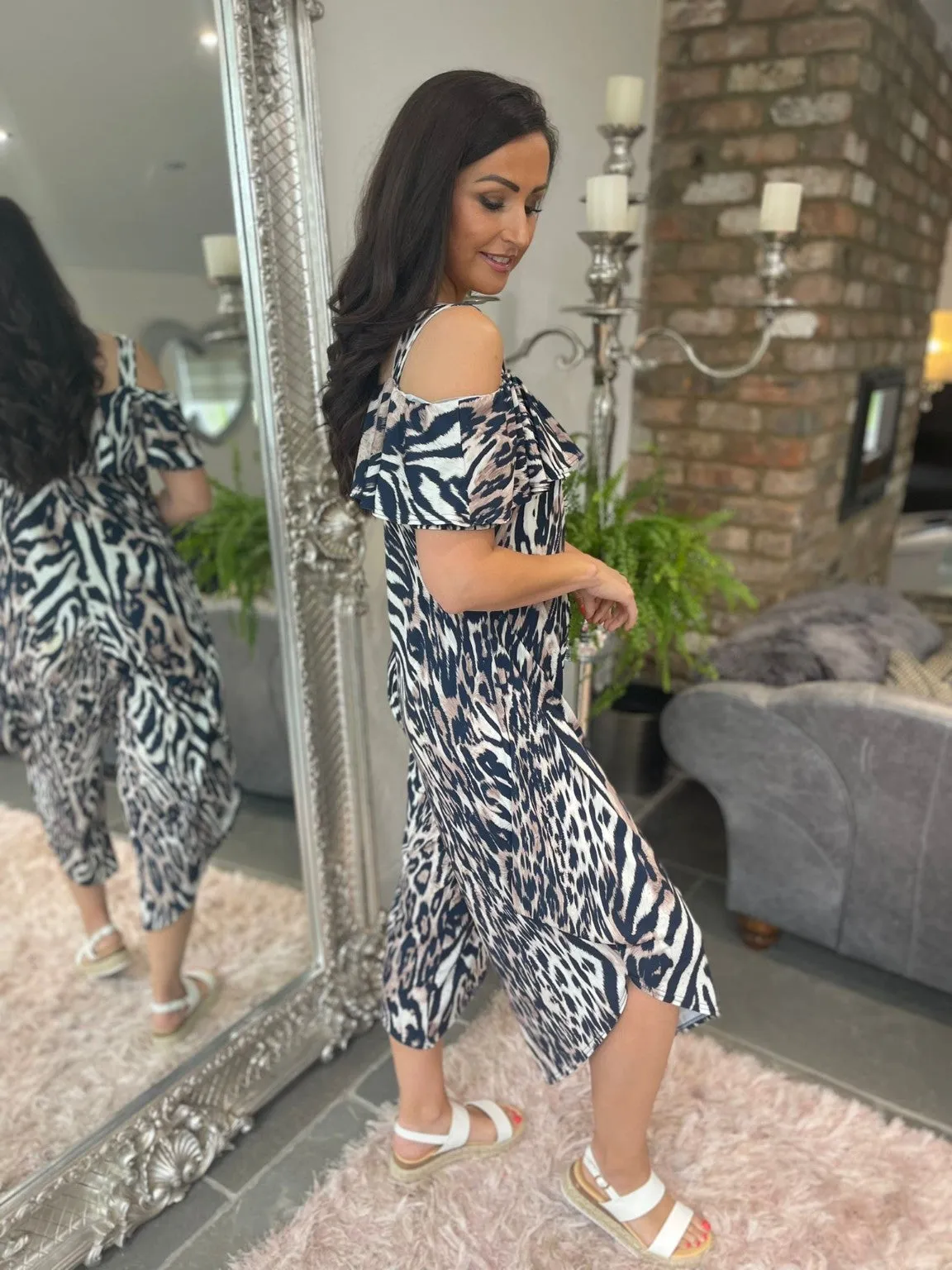 Animal Print Jumpsuit Hanna