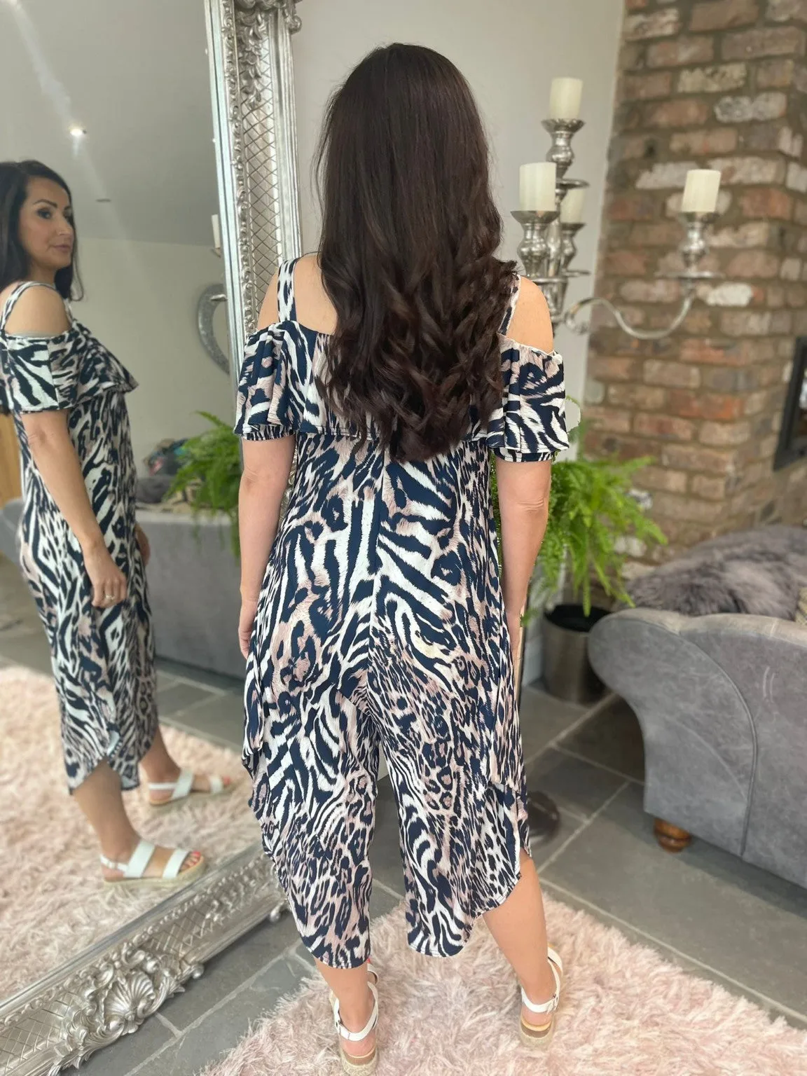 Animal Print Jumpsuit Hanna