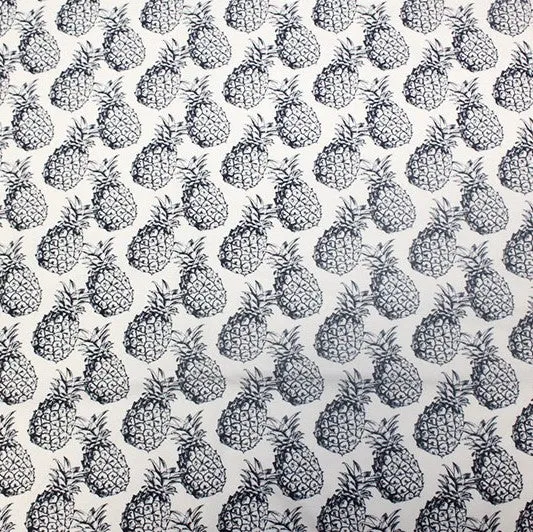 Classic Pineapple Printed Spandex | Blue Moon Fabrics