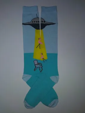 Flamingo UFO Knee High Socks