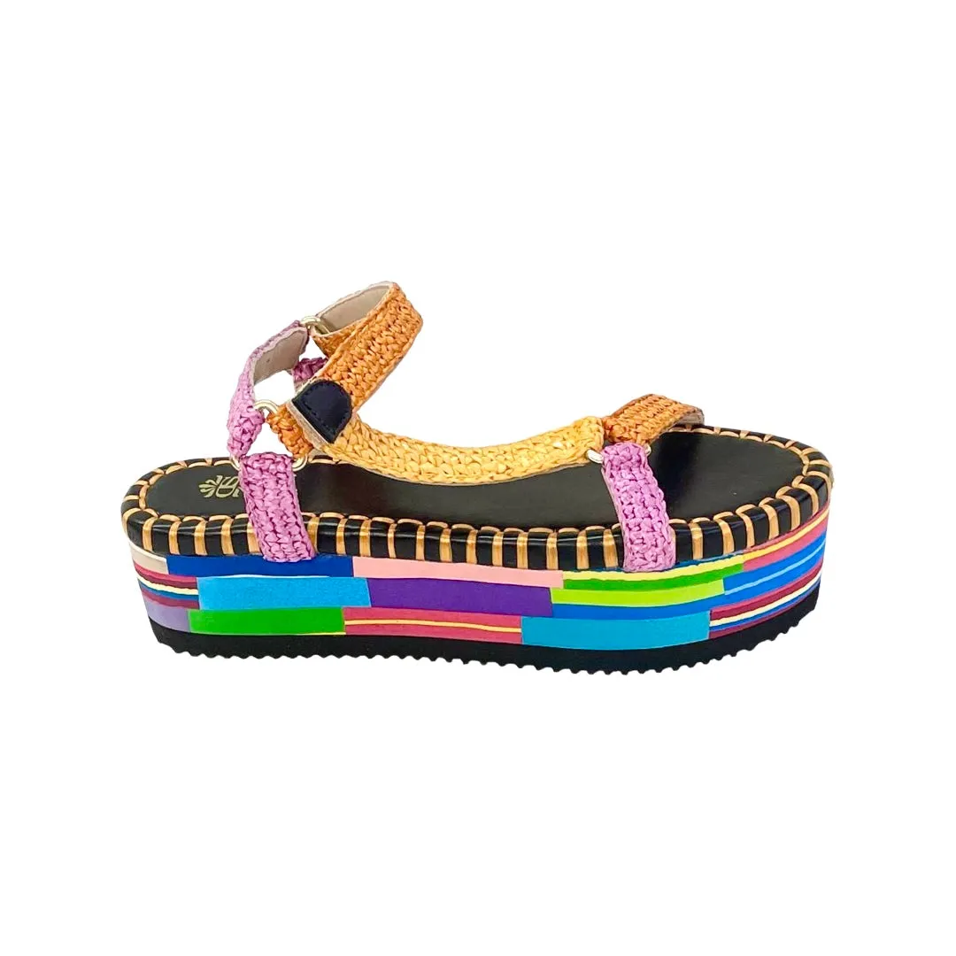 KENYA MULTICOLOR YELLOW FLATFORM