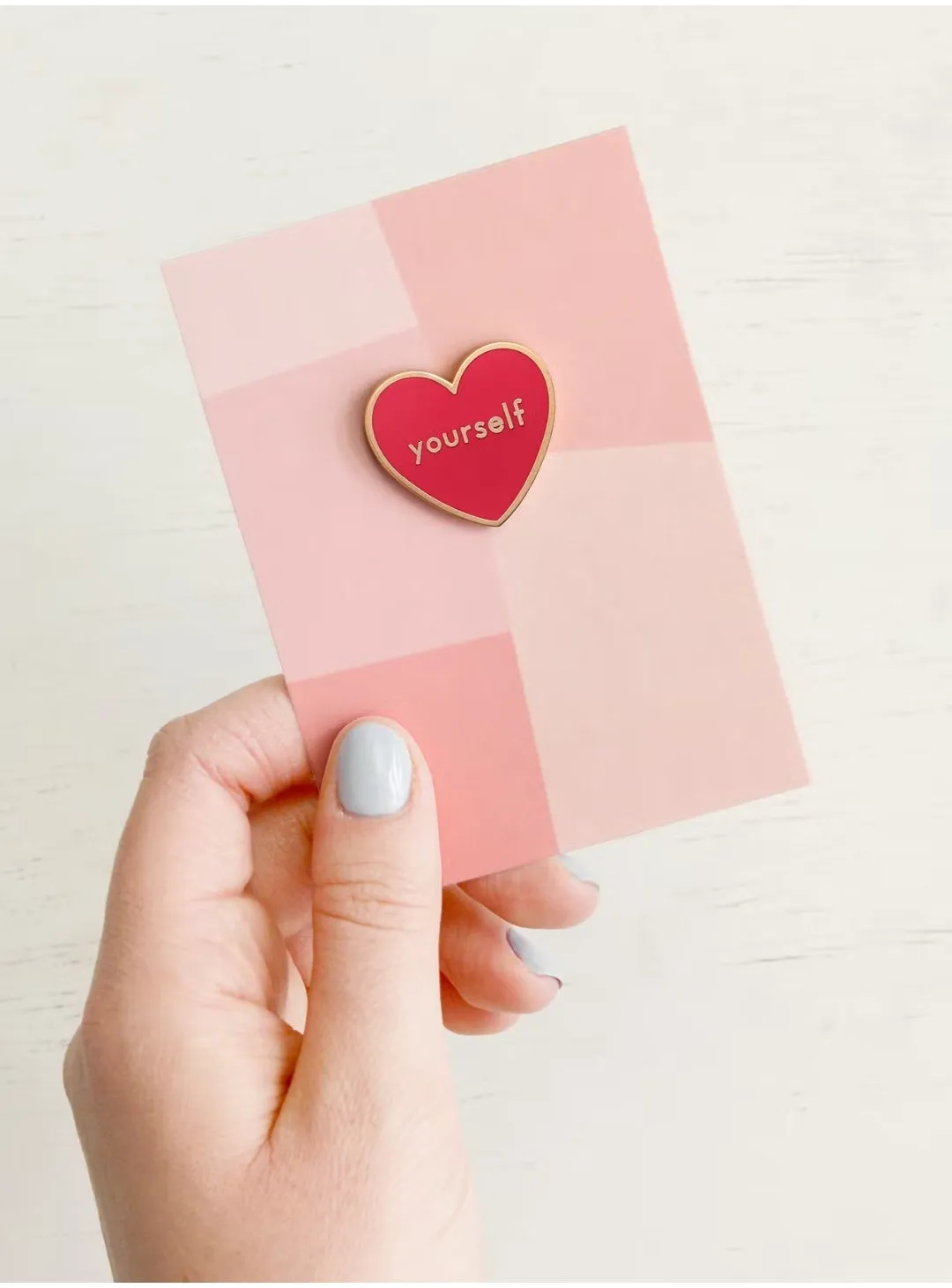 Love Yourself Enamel Pin - Heartwarming Kids Accessories