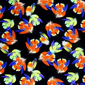 Primary Floral Printed Spandex | Blue Moon Fabrics